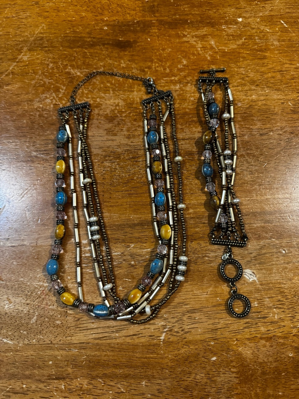 Premier Designs Global Set
Necklace and Bracelet from Boho Collection